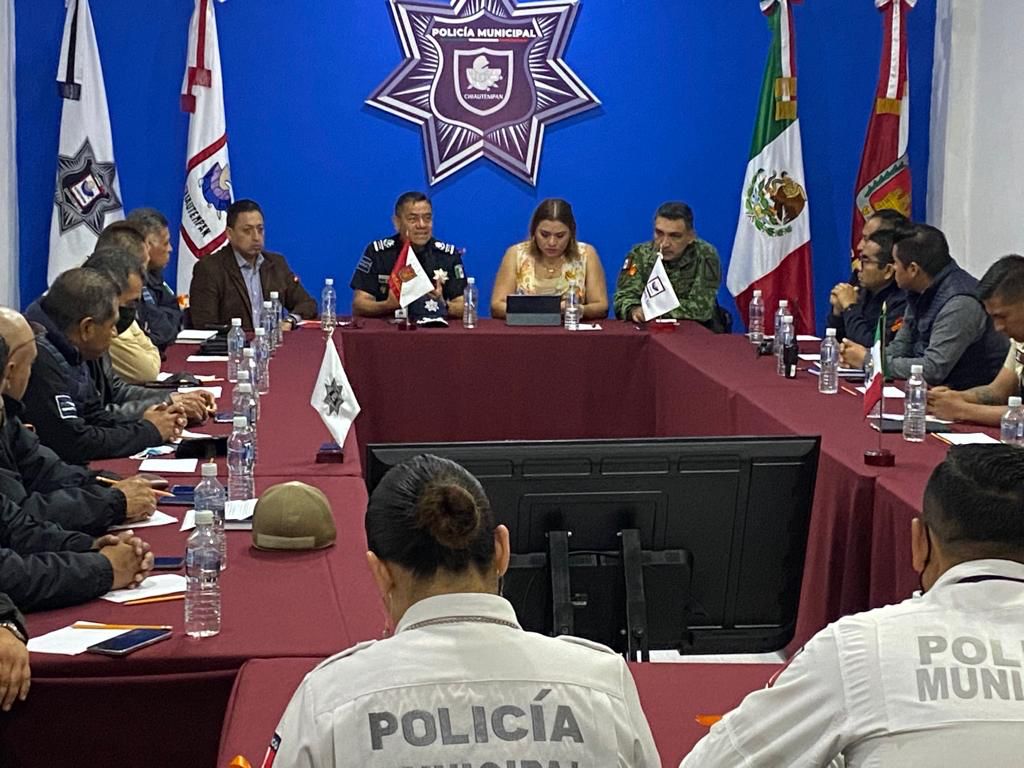 Realizan en Chiautempan Mesa de Seguridad
